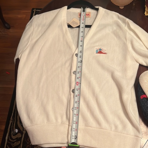 NWT Vintage Antigua Of Scottsdale Embroidered Cardigan Medium - Picture 7 of 8